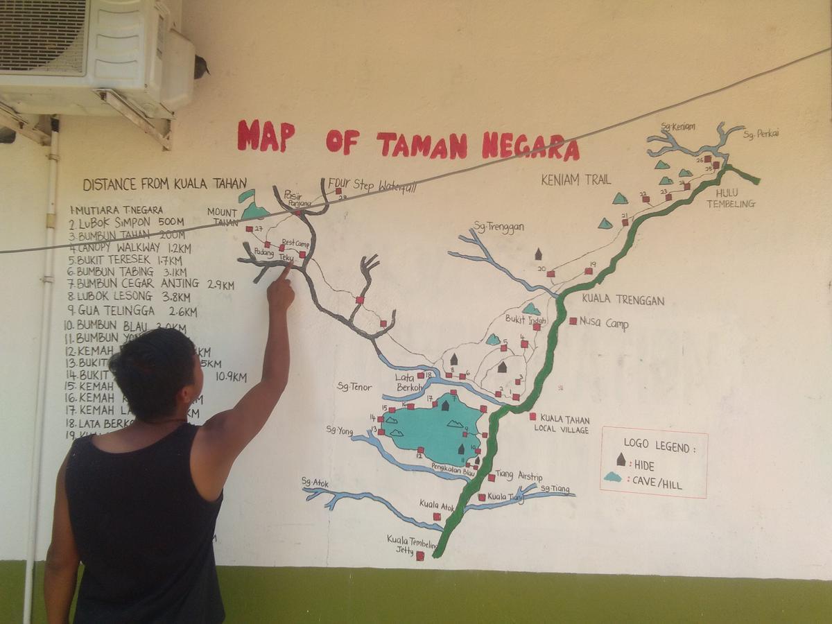 Delimah Guesthouse Kuala Tahan Kültér fotó