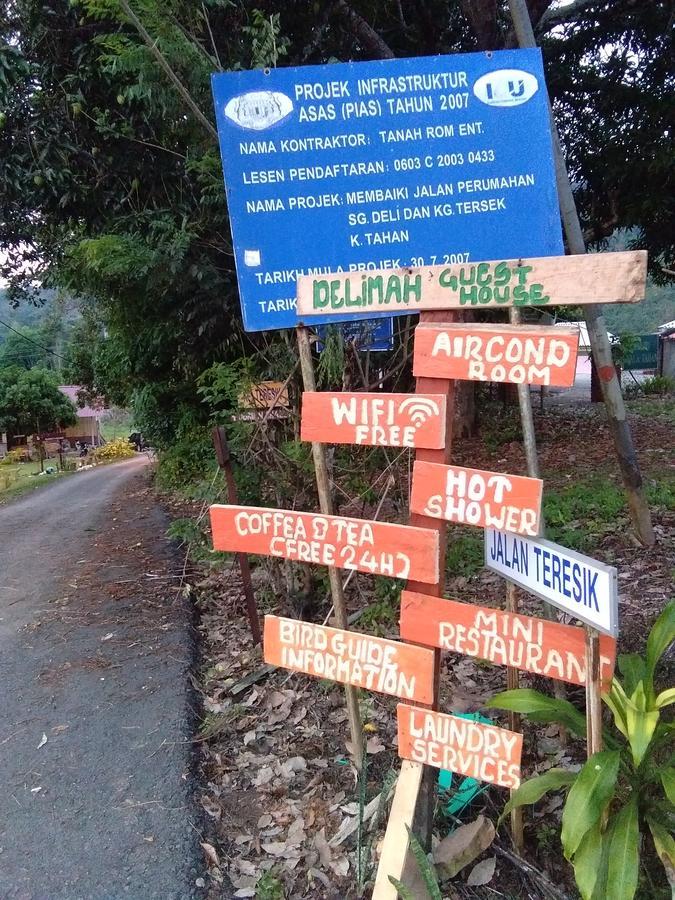 Delimah Guesthouse Kuala Tahan Kültér fotó